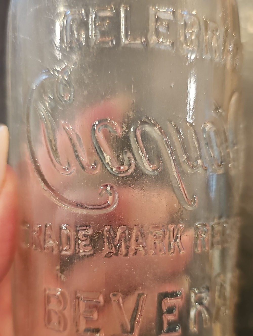 Antique 1900-1915 Clicquot-Club Clear Glass Beverage Bottle - Picture 7 of 9
